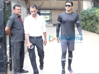 Ranveer Singh spotted at the gym