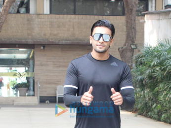 Ranveer Singh spotted at the gym