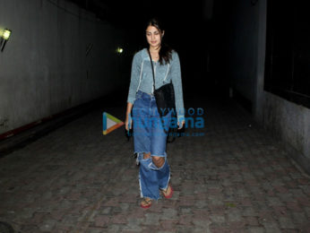 Rhea Chakraborty spotted at Ramesh Torani's office in Khar