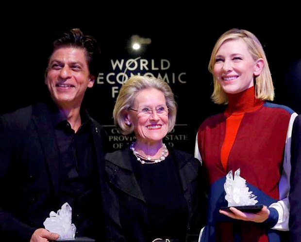 WEF 2018: Shah Rukh Khan Bonds With Sir Elton John; Asks Cate Blanchett ...