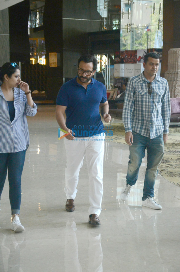 Saif Ali Khan snapped during a photo shoot Saif Ali Khan snapped during a photo shoot