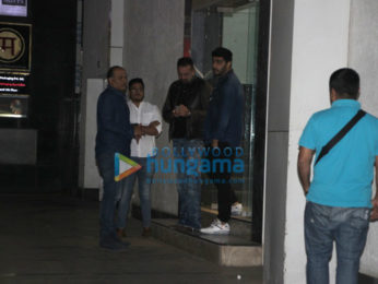 Sanjay Dutt, Arjun Kapoor and Sara Ali Khan spotted at Ashutosh Gowariker's office