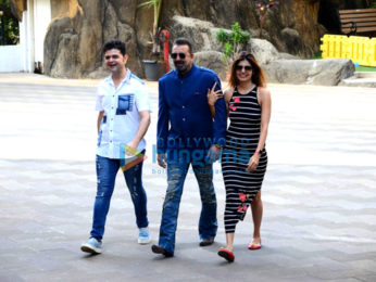 Sanjay Dutt snapped at a photoshoot with Dabboo Ratnani
