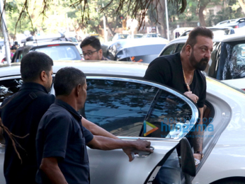 Sanjay Dutt spotted at Vishesh Films in Khar