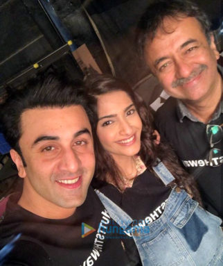 On The Sets Of The Movie Sanjay Dutt's Biopic