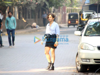 Sanya Malhotra snapped in Mumbai