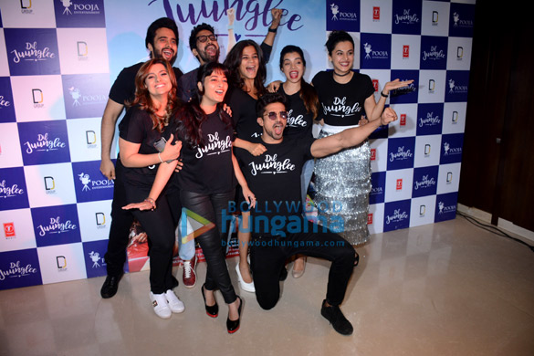 saqib saleem taapsee pannu at the trailer launch of dil juunglee 1