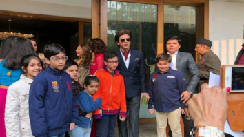 Shah Rukh Khan snapped at a family wedding along with family