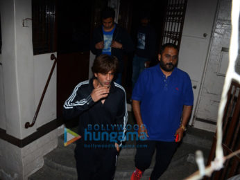 Shah Rukh Khan snapped at a recording studio in Bandra