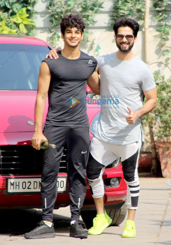 shahid kapoor and ishaan khatter snapped at the gym 4