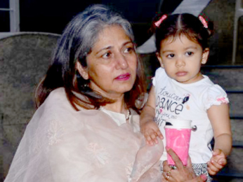 Shahid Kapoor's daughter Misha snapped with her grandmother going to school