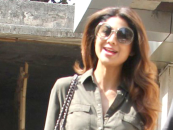Shilpa Shetty spotted at a clinic in Bandra