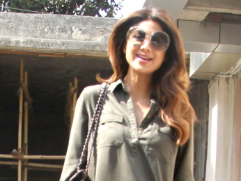 Shilpa Shetty spotted at a clinic in Bandra