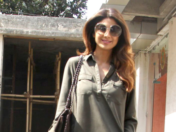 Shilpa Shetty spotted at a clinic in Bandra