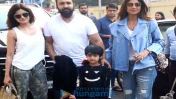 Shilpa Shetty spotted with her family PVR, Juhu