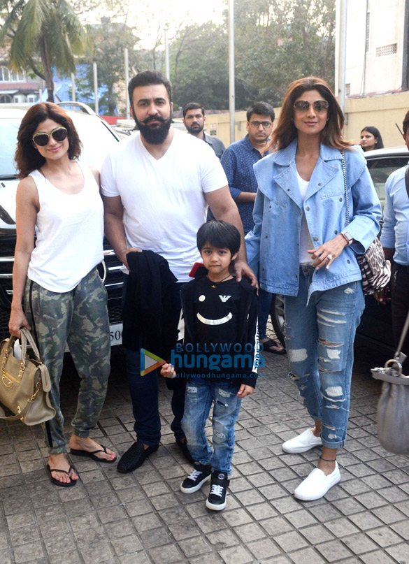 Shilpa Shetty spotted with her family PVR, Juhu