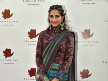 Shraddha Kapoor and Sonam Kapoor snapped at the Padmasita event