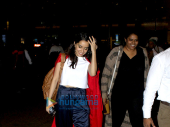 Shraddha Kapoor and Saif Ali Khan snapped at the airport