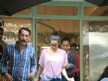 Shraddha Kapoor spotted at The Kitchen Garden in Bandra