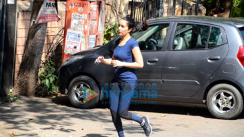 Shraddha Kapoor spotted jogging in Bandra