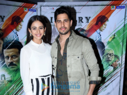Sidharth Malhotra and Rakul Preet promote ‘Aiyaary’