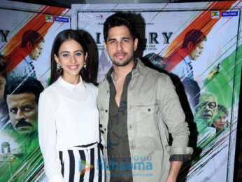 Sidhart Malhotra and Rakul Preet promote 'Aiyaary'
