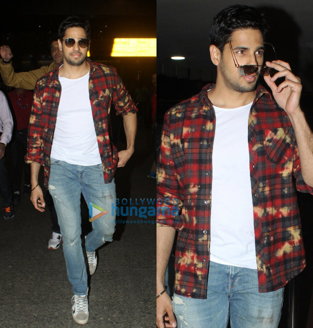 Sidharth Malhotra airport style