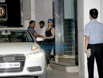 Sonal Chauhan spotted at the gym