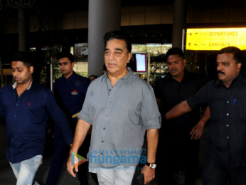 Sonam Kapoor, Kamal Haasan and Ileana D'Cruz Snapped at the airport