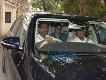 Sonam Kapoor and R. Balki snapped at Sunny Super Sound in Juhu