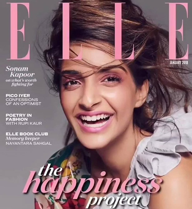 Sonam Kapoor kicks off another fashionable year as the January 2018 cover girl for Elle!