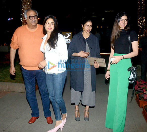 Sridevi snapped with family at BKC Sridevi snapped with family at BKC