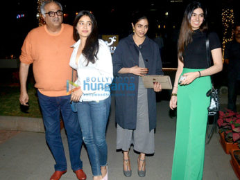 Sridevi snapped with family at BKC