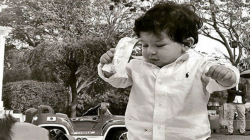Wayback Wednesday: Taimur Ali Khan and Saif Ali Khan bond in this black and white photo