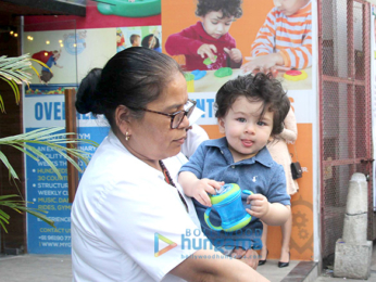 Taimur Ali Khan spotted at play school in Bandra