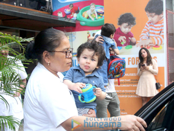 Taimur Ali Khan spotted at play school in Bandra