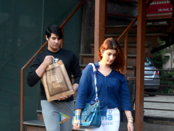Twinkle Khanna and her son snapped outside FabIndia in Juhu