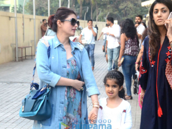 Twinkle Khanna snapped with Nitara at PVR, Juhu