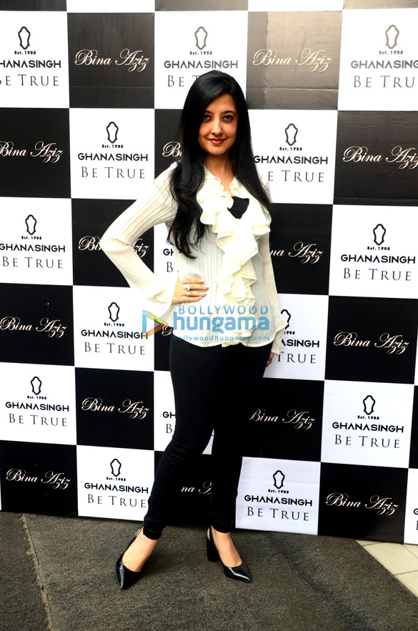 urvashi sharma at ghanasingh be true for bina azizs art meets jewellery event 2