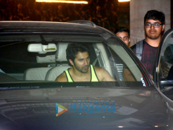 Varun Dhawan spotted at the gym