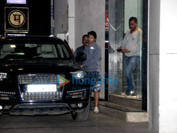 Varun Dhawan spotted at the gym