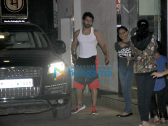 Varun Dhawan spotted at the gym