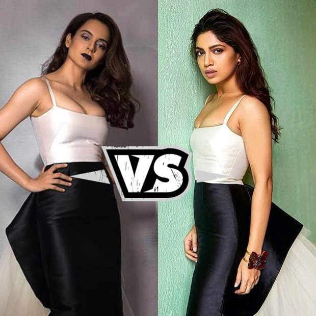 Who Wore It Better Kangana Ranaut or Bhumi Pednekar in a monochrome Bhibhu Mohapatra creation