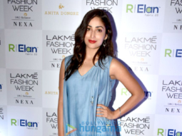 Yami Gautam, Isabelle Kaif and others arrive at Anita Dongre’s show at Lakme Fashion Week 2018