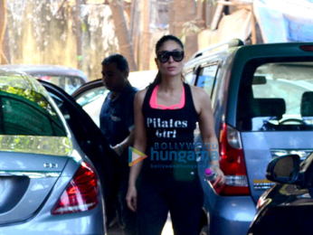 Kareena Kapoor Khan spotted at gym in Khar