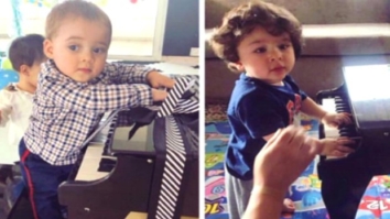 ADORABLE! Taimur Ali Khan and Yash Johar try their hands on the piano