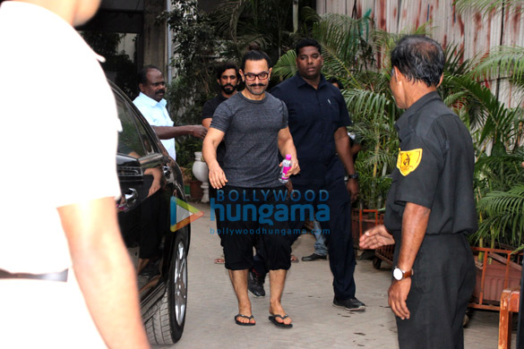 Aamir Khan spotted at the Sukho Thai Spa
