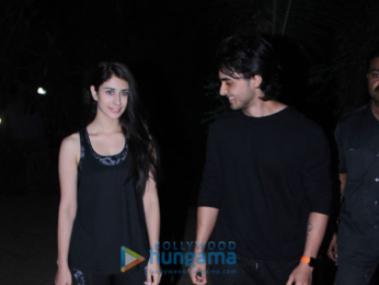 Aayush Sharma and Warina Hussain snapped at the dance class