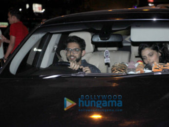 Aditya Thackeray and Saiyami Kher spotted at Smoke House Deli