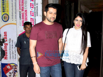 Aftab Shivdasani and wife Nin Dusanj snapped at Pali Bhavan